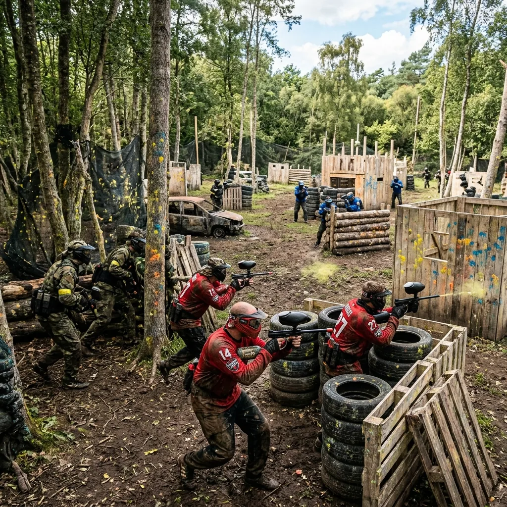 Kinderfeestje Paintball